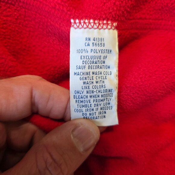 Polo Ralph Lauren Men's Performance Fleece Zip-Up Sweater size Large Vtg - Picture 6 of 8